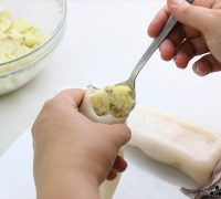 Calamares rellenos con patatas, alcaparras y toque cítrico (5)